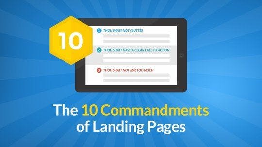 Ten Landing Page Commandments Blog Thumbnail Facebook