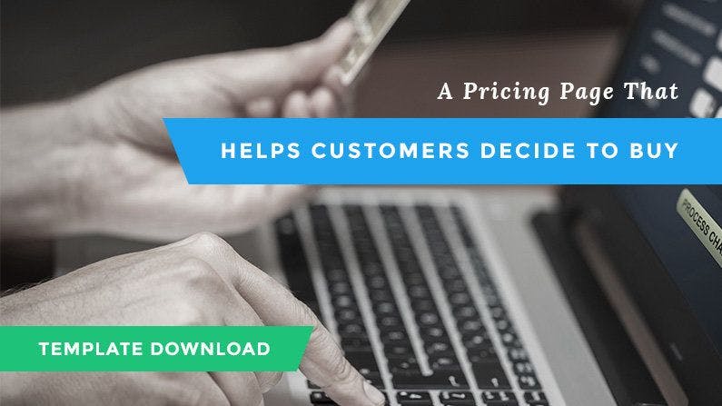 A Pricing Page That Helps Customers Decide to Buy