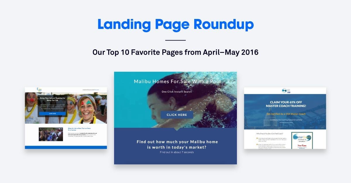 Landing Page Roundup Blog
