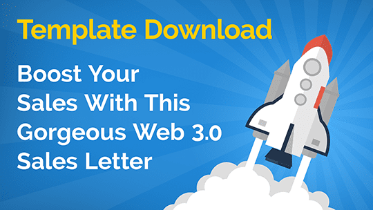 Web 3.0 sales letter